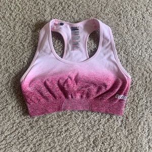 Gymshark ombré seamless sports bra